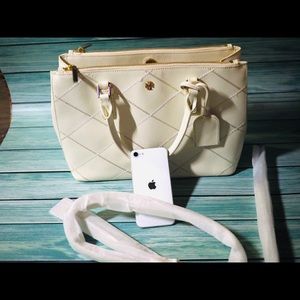 Tory Burch Robinson Double zip Tote with Crossbody